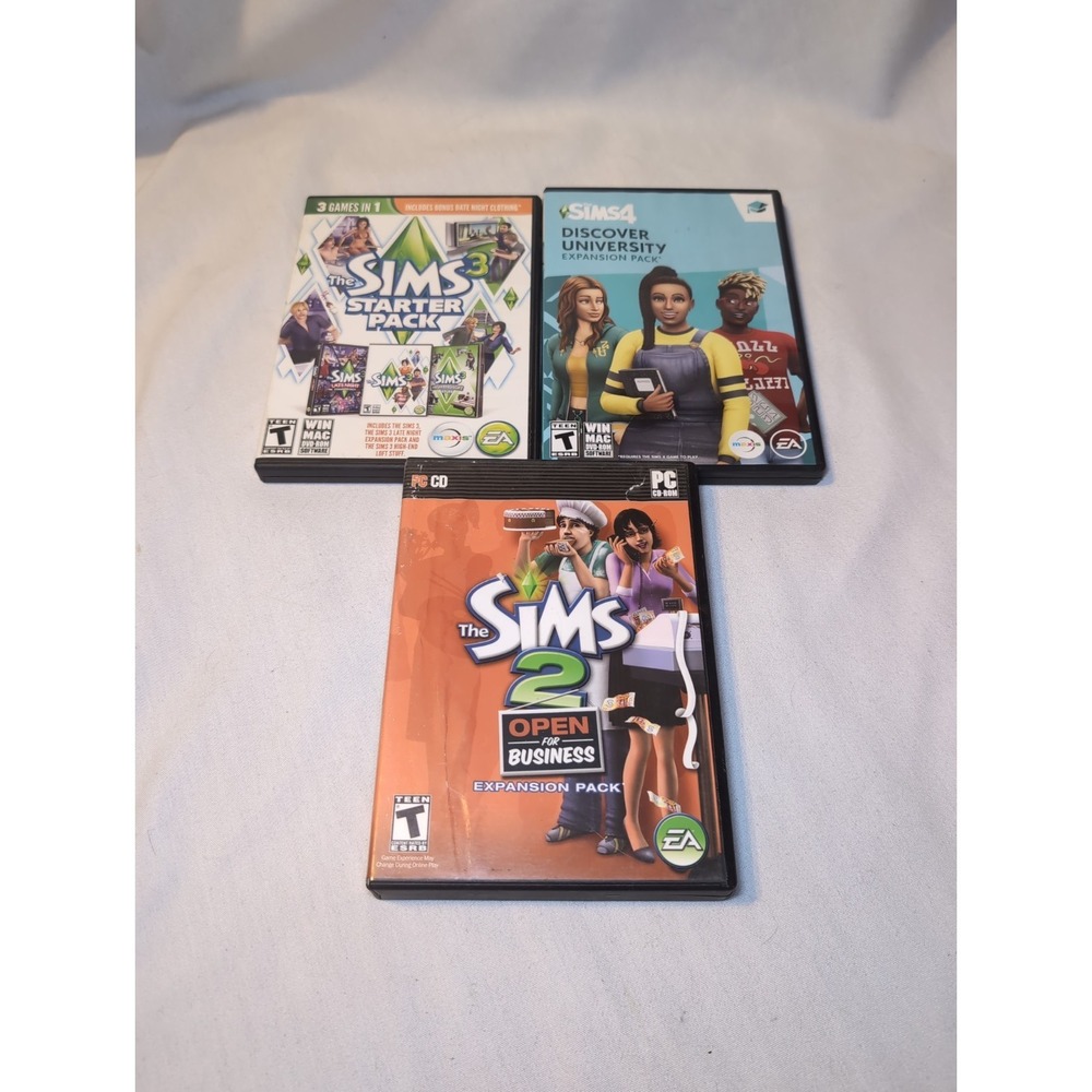 Sims PC Games The Sims 3 Starter Pack, Sims 4, Sims 2 Open For Business
